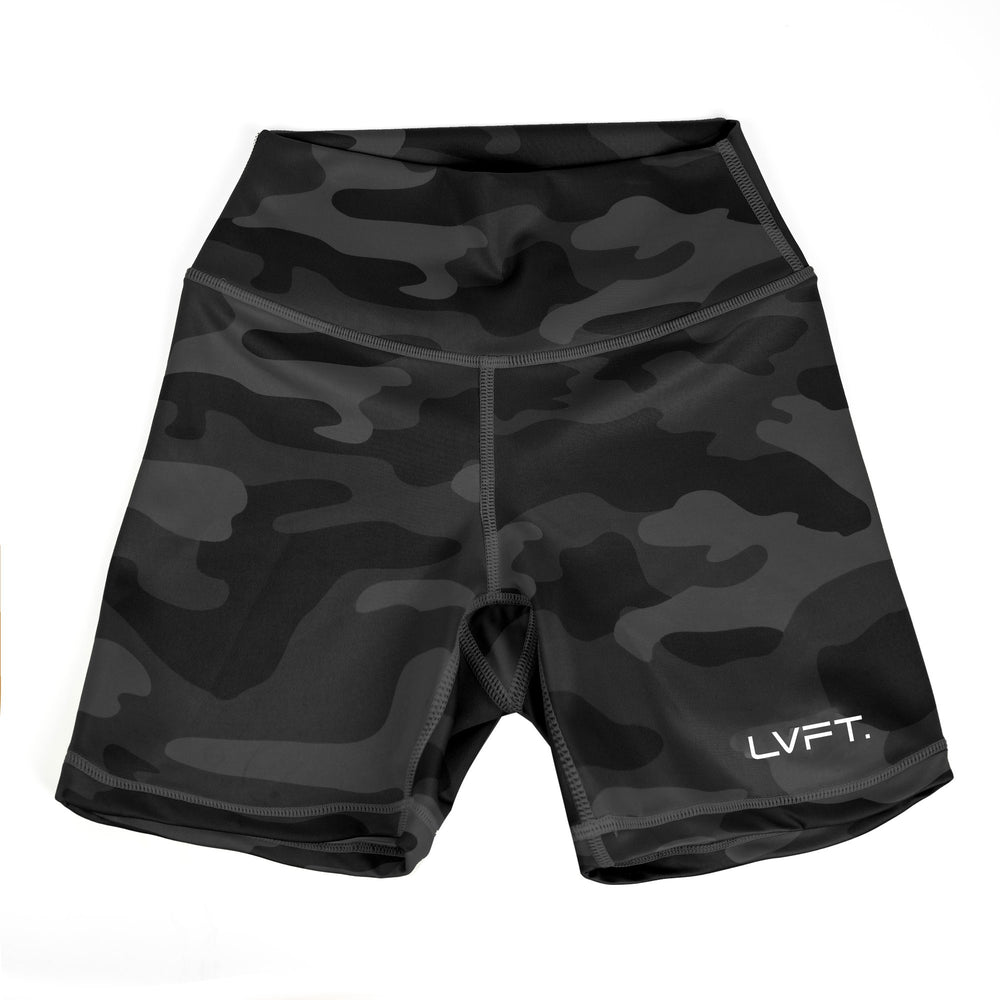 LVFT EXO Black Camo Shorts - Biker Length