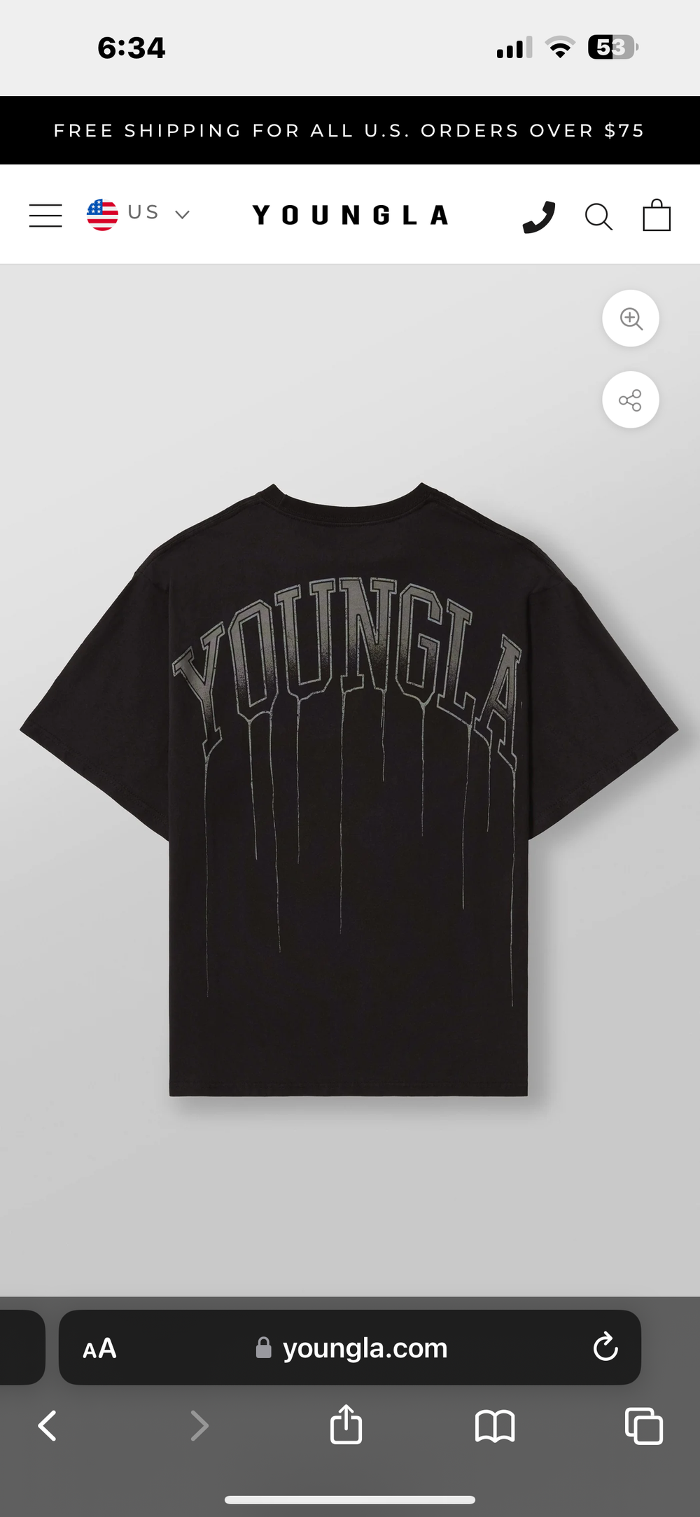 Young LA Drip shirt