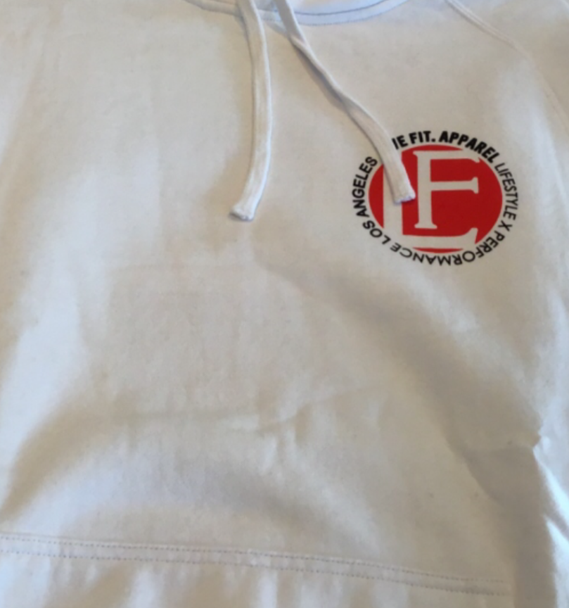 White Live Fit Hoodie