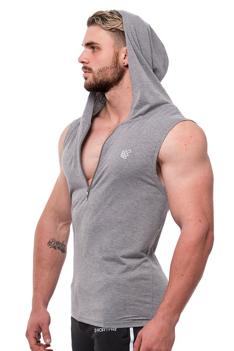 Jed North Presto Fitted Sleeveless Hoodie