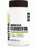 NutraBio Omega 3-6-9 Flaxseed Oil